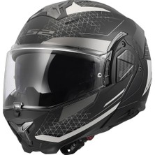 Ls2 Advant 2 Astral Mat Gri-Siyah Kask