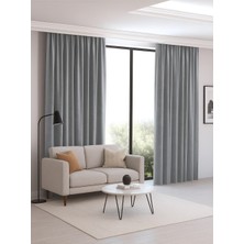 Düz Renk Fon Perde 2 Parça 145CM x 245CM