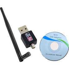 1200 Mbps 2.4 Ghz USB 2.0 Wifi Adapter 5 Dbı Antenli Wifi Adapter