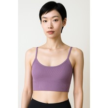 Ince Askılı Toparlayıcı Ripli Spor Büstiyer