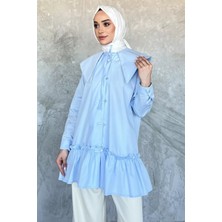 Yaka Detaylı Tesettür Tunik P-00017546