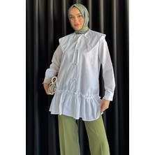 Yaka Detaylı Tesettür Tunik P-00017546