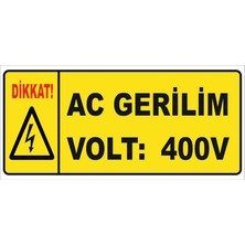 Ac Gerilim Volt: 400V Levhası Vizyon Trafik