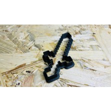 3 Adet Blok Dünyası Kılıç Kurabiye Kalıbı – Oyun Tutkunları Için Lezzetli Kurabiyeler