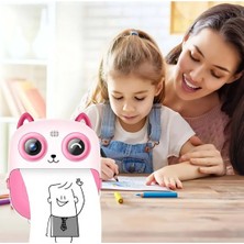 Print Camera Çocuk Fotoğraf Makinesi Dijital Hd Video Kamera Anlık Termal Resim Kağıt Baskılı Yazıcı