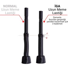 Melasty İga Uzun Meme Lastiği (Silikon Memelik - 4 lü Paket)