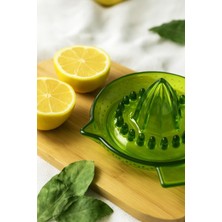 Akrilik Yeşil Limon Sıkacağı Pratik Limon Sıkacağı
