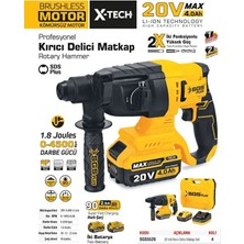 20V Akülü Darbeli Kırıcı ve Delici Seti, Güçlü ve Taşınabilir 4A