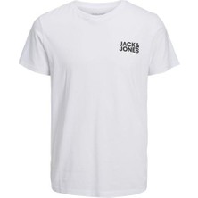 Jack & Jones Bisiklet Yaka Logolu Tişört-Corplogo