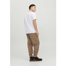 Jack & Jones Bisiklet Yaka Logolu Tişört-Corplogo