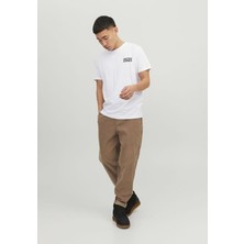 Jack & Jones Bisiklet Yaka Logolu Tişört-Corplogo