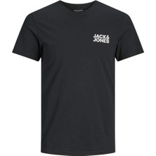 Jack & Jones Bisiklet Yaka Logolu Tişört-Corplogo