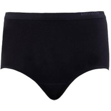 Essential Büyük Beden Yüksek Bel Siyah Slip 1307