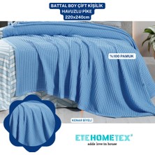 ETEHOMETEX Havuzlu Pike Çift Kişilik 220X240CM
