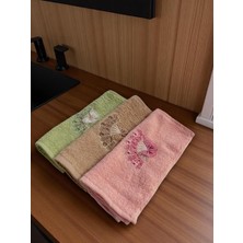 Asev Tekstil 30X50 cm 3lü Mutfak Havlusu | El Havlusu | Yüz Havlusu Seti