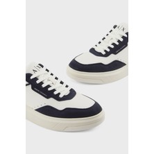 Armani Exchage Logolu Süet Karışımlı Sneaker Ayakkabı Erkek Ayakkabı XUX254 XV950 U388