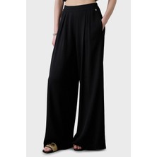 Bsb Wide Leg Yüksek Bel Geniş Paça Pileli Pantolon Bayan Pantolon 053