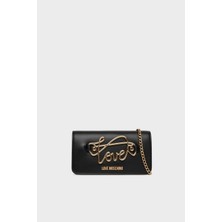 Love Moschino Logolu Sabit Zincir Askılı Portföy Cüzdan Bayan Cüzdan JC5736PP0MKG0000