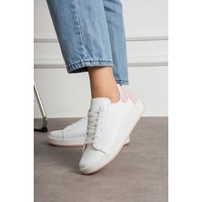 Beyaz Pudra Kadın Sneaker AIR22