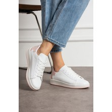 Beyaz Pudra Kadın Sneaker AIR22