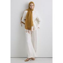 Drew Hardal Bohem Uzun Saçaklı Pamuklu Şal