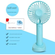 Mini Tasarım Sessiz Taşınabilir Mini Fan USB Şarjlı Pervaneli Soğutucu Küçük El Vantilatörü Fan