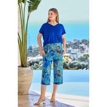 Cossy By Aqua Kadın Mavi Kapri Takım A25663