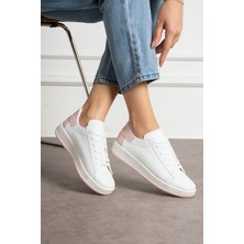 Beyaz Pudra Kadın Sneaker AIR22