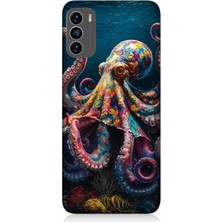 Reeder S19 Max Pro S Uyumlu Derinliklerde Sekiz Kol Ahtapot  Desenli Silikon Kılıf