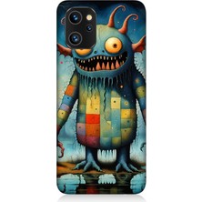 Reeder S19 Max Pro Uyumlu Tuhaf Canavar Gülümsemesi  Desenli Silikon Kılıf