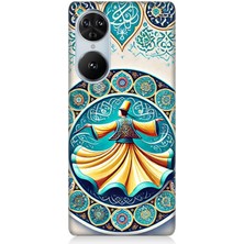 Reeder S19 Max Pro S Edge Uyumlu Çini Motifli Semazen Figürü  Desenli Silikon Kılıf