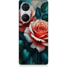 Reeder S19 Max Pro S Edge Uyumlu Pastel Güllerin Dansı  Desenli Silikon Kılıf