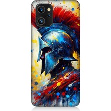 Reeder S19 Max Pro Uyumlu Kızıl Miğferli Savaşçı  Desenli Silikon Kılıf