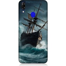 Reeder P13 Blue Uyumlu Fırtınada Eski Gemi  Desenli Silikon Kılıf