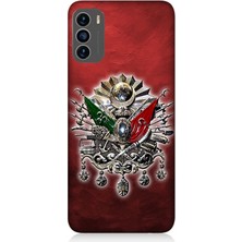 Reeder S19 Max Pro S Uyumlu Osmanlı Armalı Kırmızı Arka  Desenli Silikon Kılıf