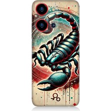 Reeder S19 Max Pro S Zoom Uyumlu Zırhlı Akrep Burcu Sembol  Desenli Silikon Kılıf