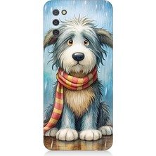 Samsung Galaxy A03S Uyumlu Atkılı Sevimli Yavru Köpek  Desenli Silikon Kılıf