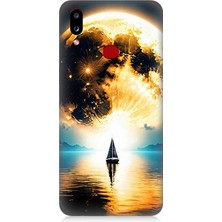 Samsung Galaxy A10S Uyumlu Güneşin Ardında Umut  Desenli Silikon Kılıf