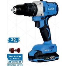 20V 2A Şarjlı Darbeli Matkap, Güçlü ve Hafif, Çok Yönlü Kullanım