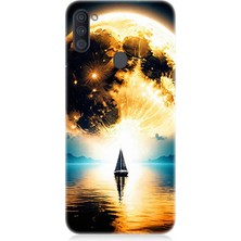 Samsung Galaxy A11 Uyumlu Güneşin Ardında Umut  Desenli Silikon Kılıf