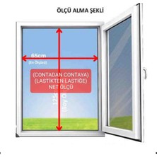 Pileli Sürgülü Stor Pencere Sinekliği | En =50  BOY=100 |, | En= 50  BOY=105|, | En=45  BOY=100| Özel Ölçü Bildiriniz