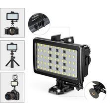 Jmary FM-72RGB Ipx8 Sertifikalı Rgb Su Altı Kamera Işığı Siyah