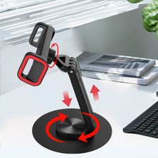Jmary Mk-63 Ayarlanabilir Katlanabilir 360 Derece Dönebilen Telefon ve Tablet Standı Siyah