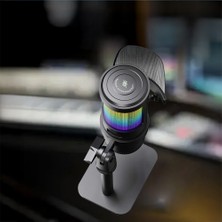 Jmary MC-PW13 Ayrılabilen Pop Filtre Gürültü Önleyici 360 Dönebilen Tak Çalıştır USB Mikrofon Siyah