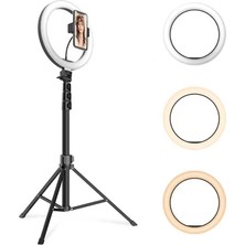 Jmary FM-536A Bluetooth Kumandalı Tripod Telefon Tutucu Ring Light Siyah