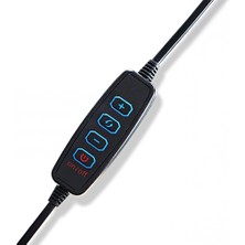 Jmary FM-536A Bluetooth Kumandalı Tripod Telefon Tutucu Ring Light Siyah
