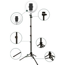 Jmary FM-536A Bluetooth Kumandalı Tripod Telefon Tutucu Ring Light Siyah