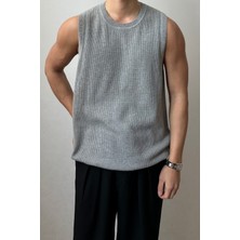 Erkek Bisiklet Yaka Oversize Süveter