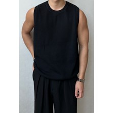 Erkek Bisiklet Yaka Oversize Süveter