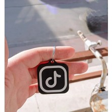 Nfc Özellikli Tiktok Logolu Anahtarlık